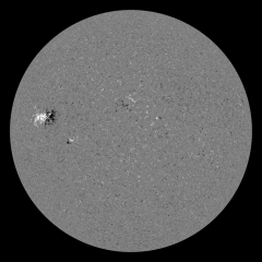 Image of Sun's magnetic field