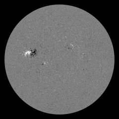 Image of Sun's magnetic field