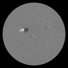 Image of Sun's magnetic field