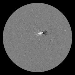 Image of Sun's magnetic field