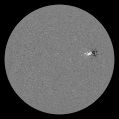 Image of Sun's magnetic field