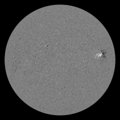 Image of Sun's magnetic field