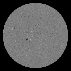 Image of Sun's magnetic field