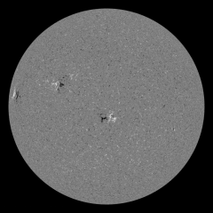 Image of Sun's magnetic field