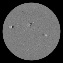 Image of Sun's magnetic field