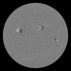 Image of Sun's magnetic field