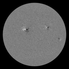 Image of Sun's magnetic field