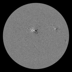 Image of Sun's magnetic field