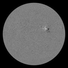 Image of Sun's magnetic field