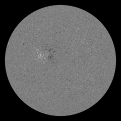 Image of Sun's magnetic field