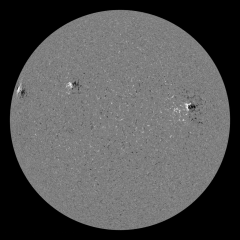 Image of Sun's magnetic field