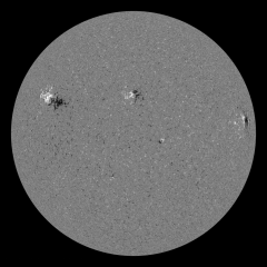 Image of Sun's magnetic field