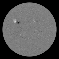 Image of Sun's magnetic field