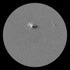 Image of Sun's magnetic field