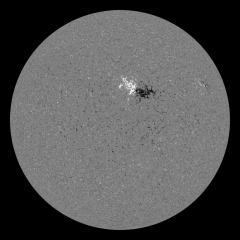 Image of Sun's magnetic field