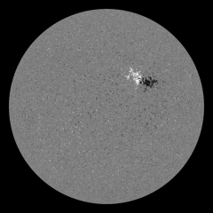 Image of Sun's magnetic field