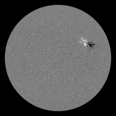 Image of Sun's magnetic field