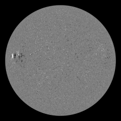 Image of Sun's magnetic field