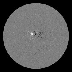 Image of Sun's magnetic field