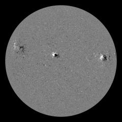 Image of Sun's magnetic field