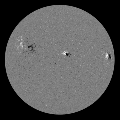 Image of Sun's magnetic field