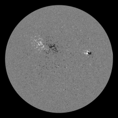 Image of Sun's magnetic field