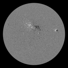 Image of Sun's magnetic field