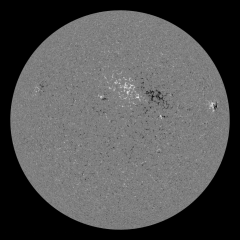 Image of Sun's magnetic field