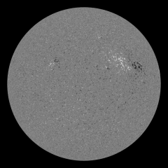 Image of Sun's magnetic field