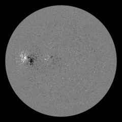 Image of Sun's magnetic field