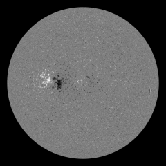 Image of Sun's magnetic field