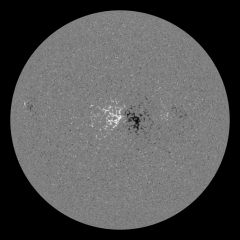 Image of Sun's magnetic field