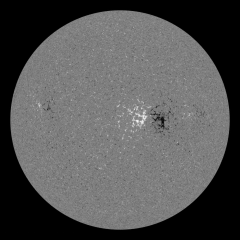 Image of Sun's magnetic field