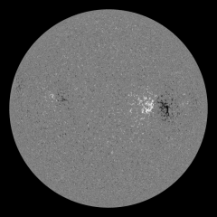 Image of Sun's magnetic field