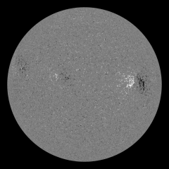 Image of Sun's magnetic field