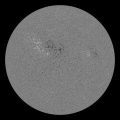 Image of Sun's magnetic field