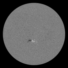 Image of Sun's magnetic field