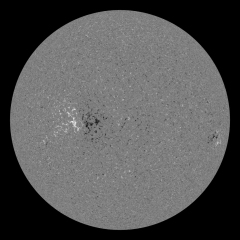 Image of Sun's magnetic field