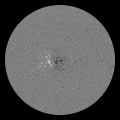 Image of Sun's magnetic field