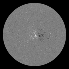 Image of Sun's magnetic field