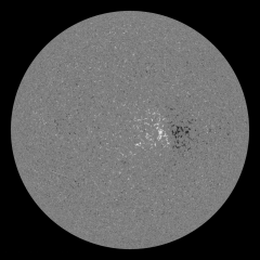 Image of Sun's magnetic field