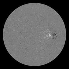 Image of Sun's magnetic field