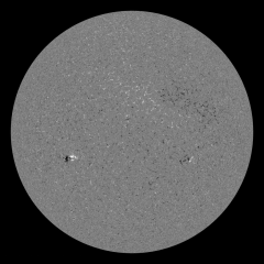 Image of Sun's magnetic field