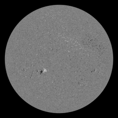 Image of Sun's magnetic field