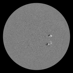 Image of Sun's magnetic field