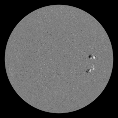 Image of Sun's magnetic field