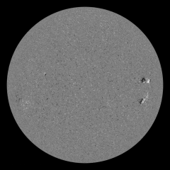 Image of Sun's magnetic field