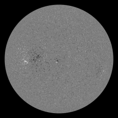 Image of Sun's magnetic field