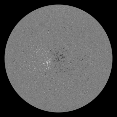 Image of Sun's magnetic field