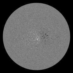 Image of Sun's magnetic field